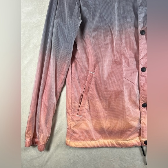 Oakley Medium Y2K INSANE Gradient Pink and Gray Men's Jacket Back Logo EUC - Picture 3 of 15